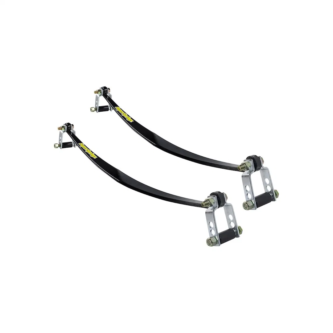 SSA10 – SUPERSPRINGS Helper Spring Kit, Leaf Spring Design Rear Upper 3 Inch Width 2100 Pound Load Capacity Per Set (...